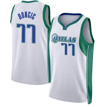 Dallas Mavericks Luka Doncic 2021/22 City Edition Jersey - Men's Swingman White