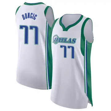 Dallas Mavericks Luka Doncic 2021/22 City Edition Jersey - Youth Authentic White