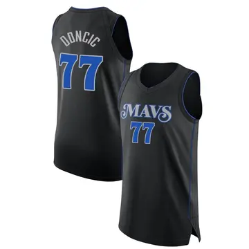 Dallas Mavericks Luka Doncic 2023/24 City Edition Jersey - Men's Authentic Black