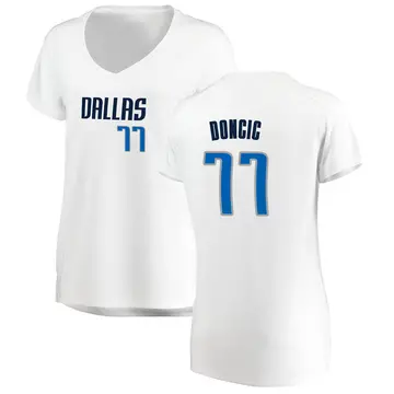 Dallas Mavericks Luka Doncic Jersey - Association Edition - Women's Fast Break White