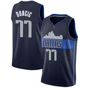 Dallas Mavericks Luka Doncic Jersey - Statement Edition - Men's Swingman Navy