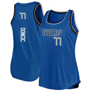 Dallas Mavericks Luka Doncic Movement Tank Jersey - Icon Edition - Women's Fast Break Blue