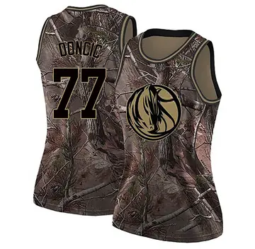 Dallas Mavericks Luka Doncic Realtree Collection Jersey - Women's Swingman Camo