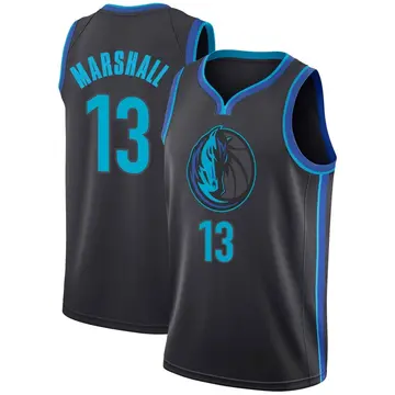 Dallas Mavericks Naji Marshall 2018/19 Jersey - City Edition - Men's Swingman Anthracite