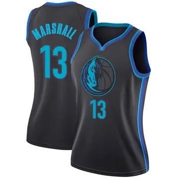 Dallas Mavericks Naji Marshall 2018/19 Jersey - City Edition - Women's Swingman Anthracite