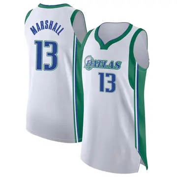 Dallas Mavericks Naji Marshall 2021/22 City Edition Jersey - Men's Authentic White