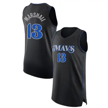 Dallas Mavericks Naji Marshall 2023/24 City Edition Jersey - Youth Authentic Black