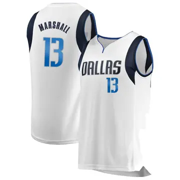 Dallas Mavericks Naji Marshall Jersey - Association Edition - Men's Fast Break White