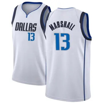 Dallas Mavericks Naji Marshall Jersey - Association Edition - Youth Swingman White