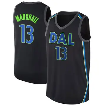 Dallas Mavericks Naji Marshall Jersey - City Edition - Men's Swingman Black