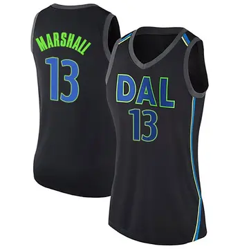 Dallas Mavericks Naji Marshall Jersey - City Edition - Women's Swingman Black