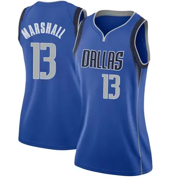 Dallas Mavericks Naji Marshall Jersey - Icon Edition - Women's Swingman Royal