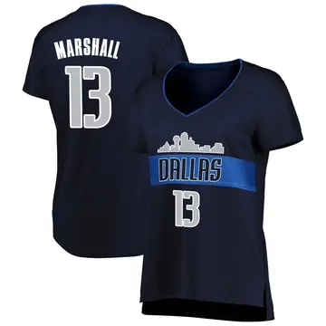 Dallas Mavericks Naji Marshall Jersey - Statement Edition - Women's Fast Break Navy